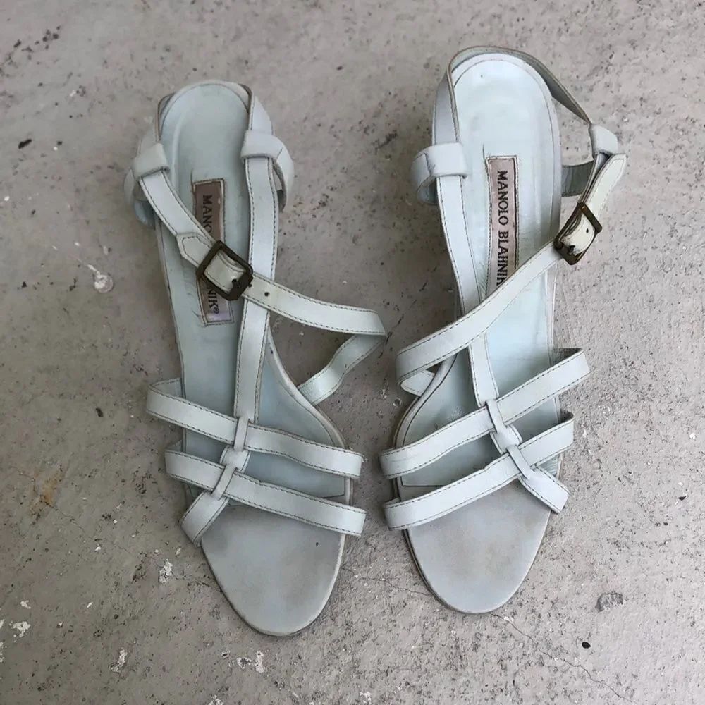 Manolo Blahnik  Strappy Sandals